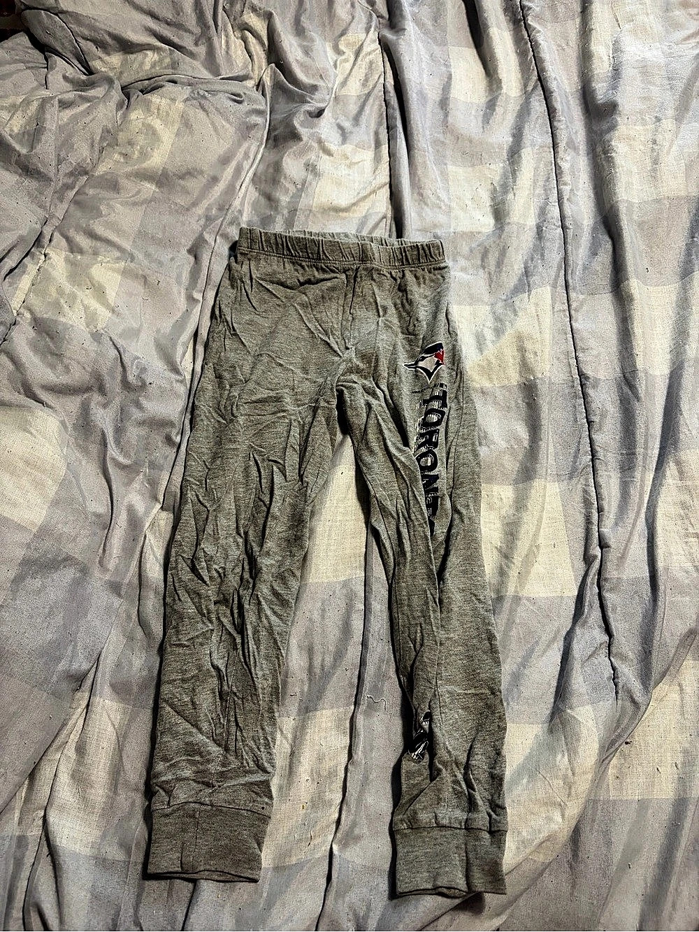 MLB Boys Gray Jogger Pants Size 4T Like New